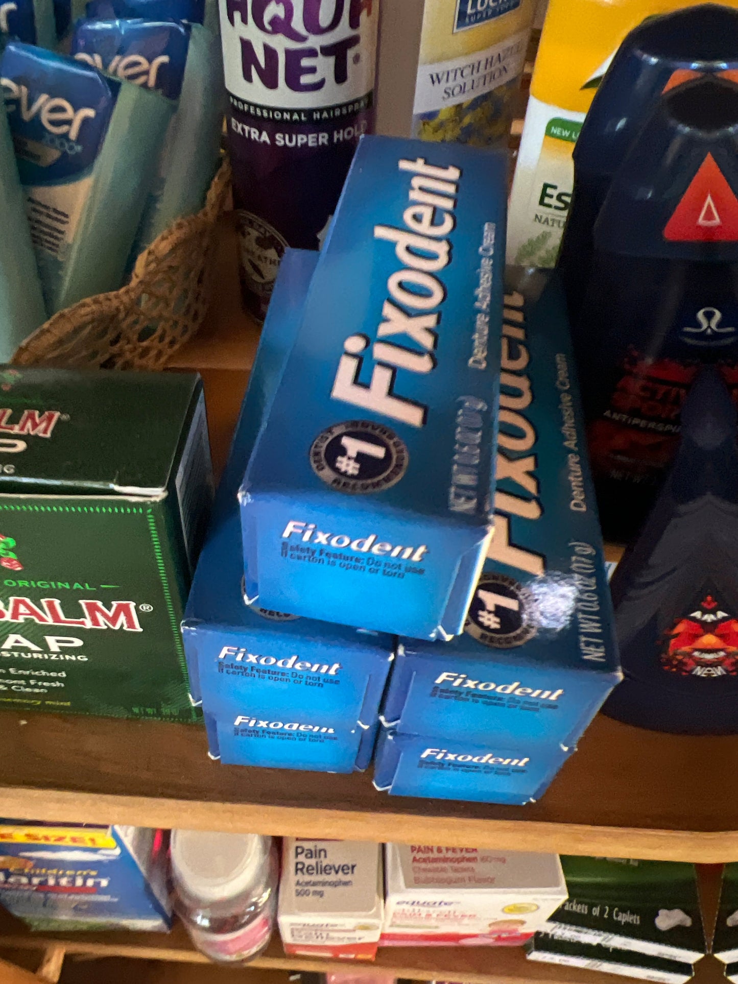 HB Fixodent denture adhesive cream