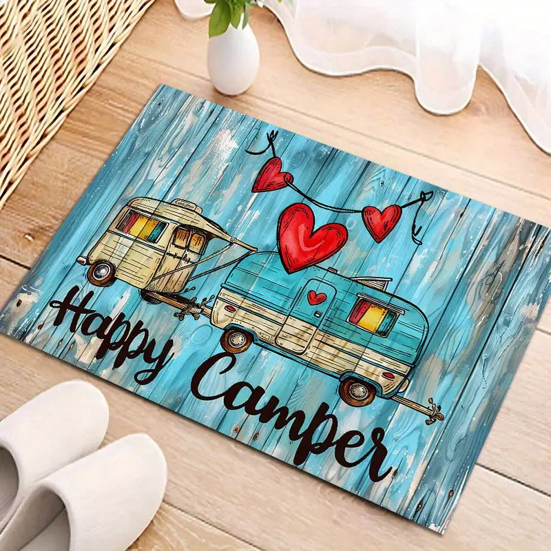 Happy Camper Door Mat