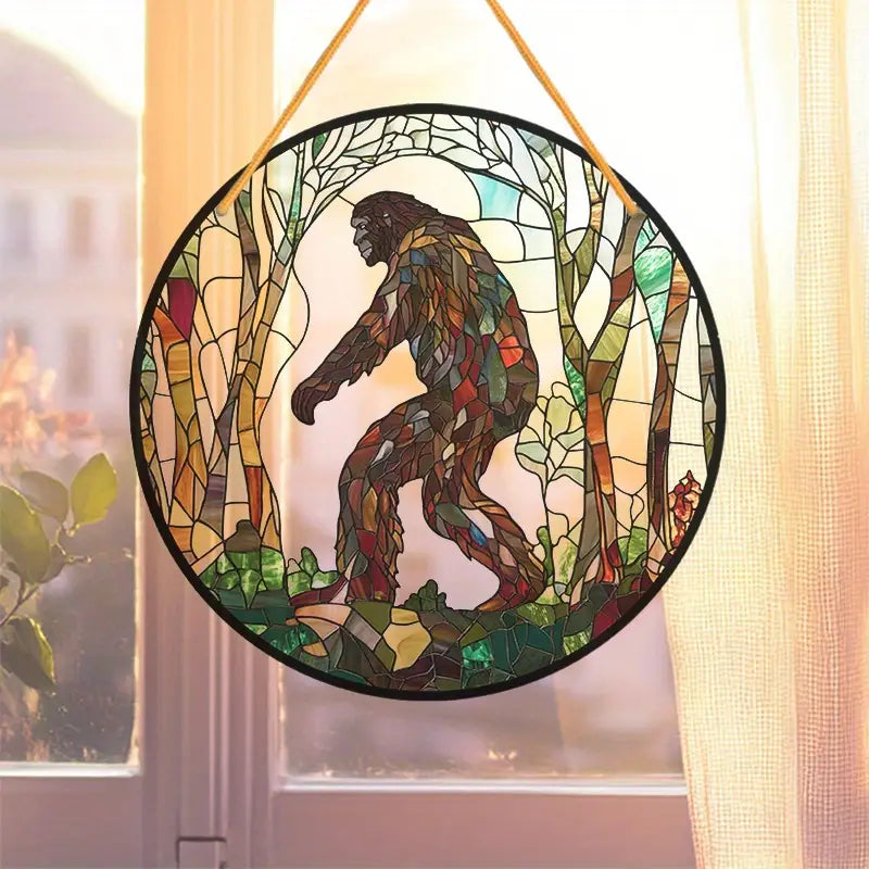 Sasquatch Acrylic Sun Catcher