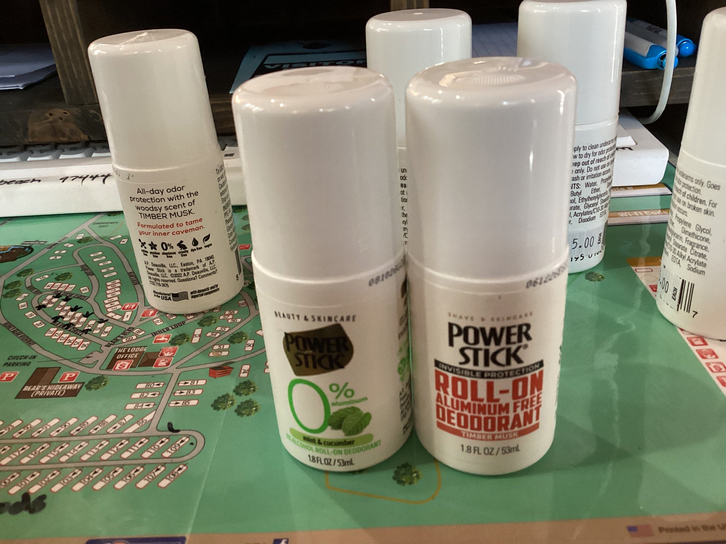 Hb deodorant power stick roll on