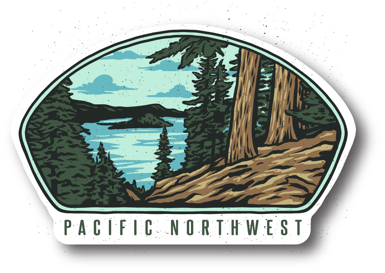 Pacific Northwest Badge Sticker