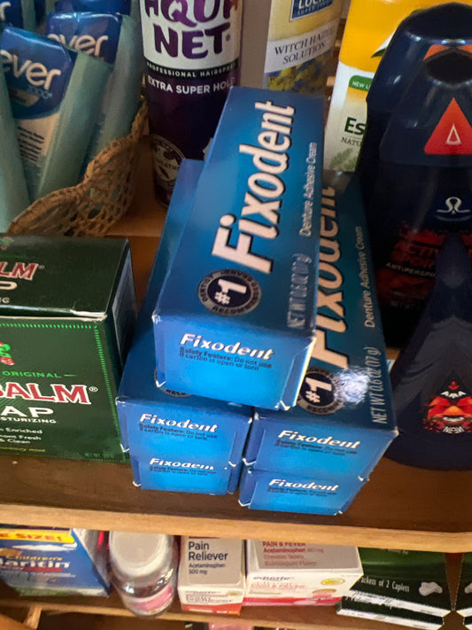 HB Fixodent denture adhesive cream