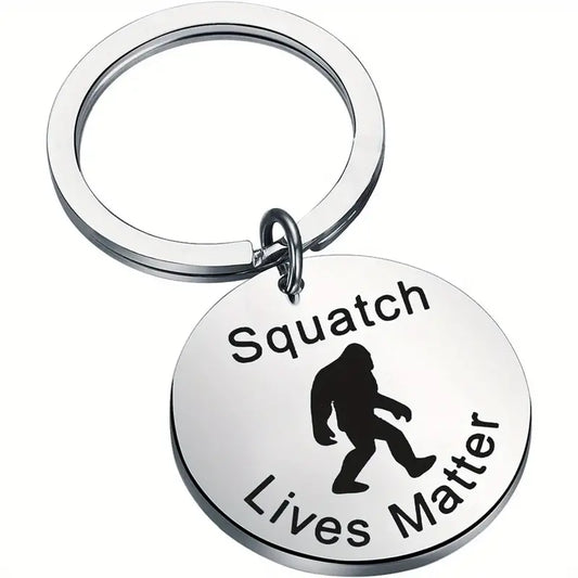 Squatch Lives Matter Keychain