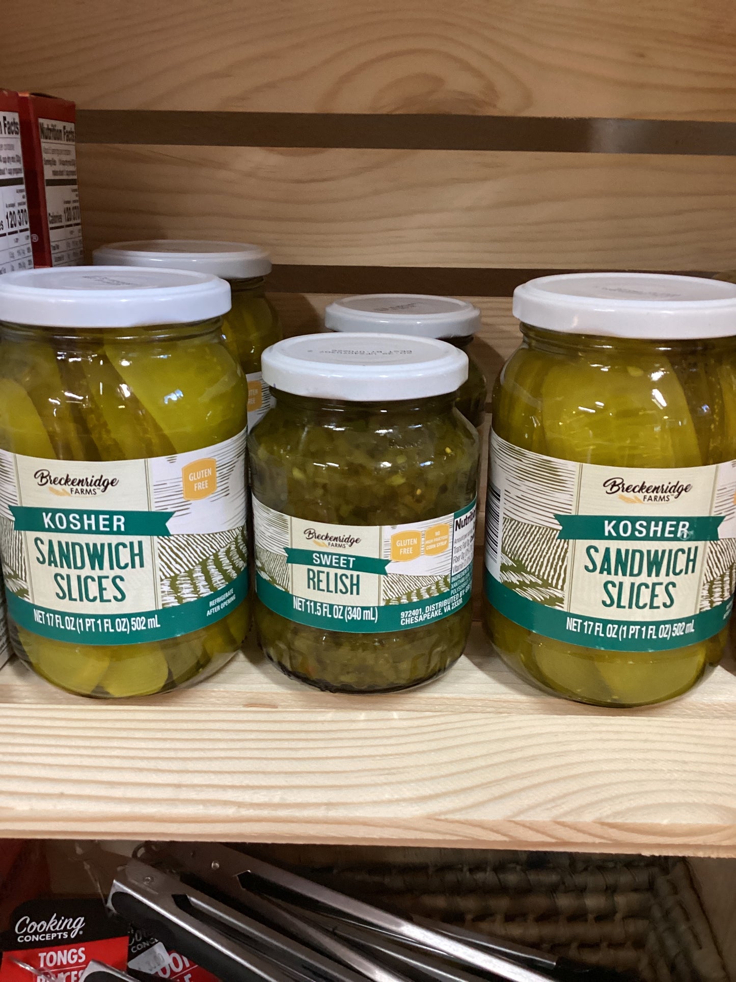 HB Condiments & Cooking (Shelf 1)