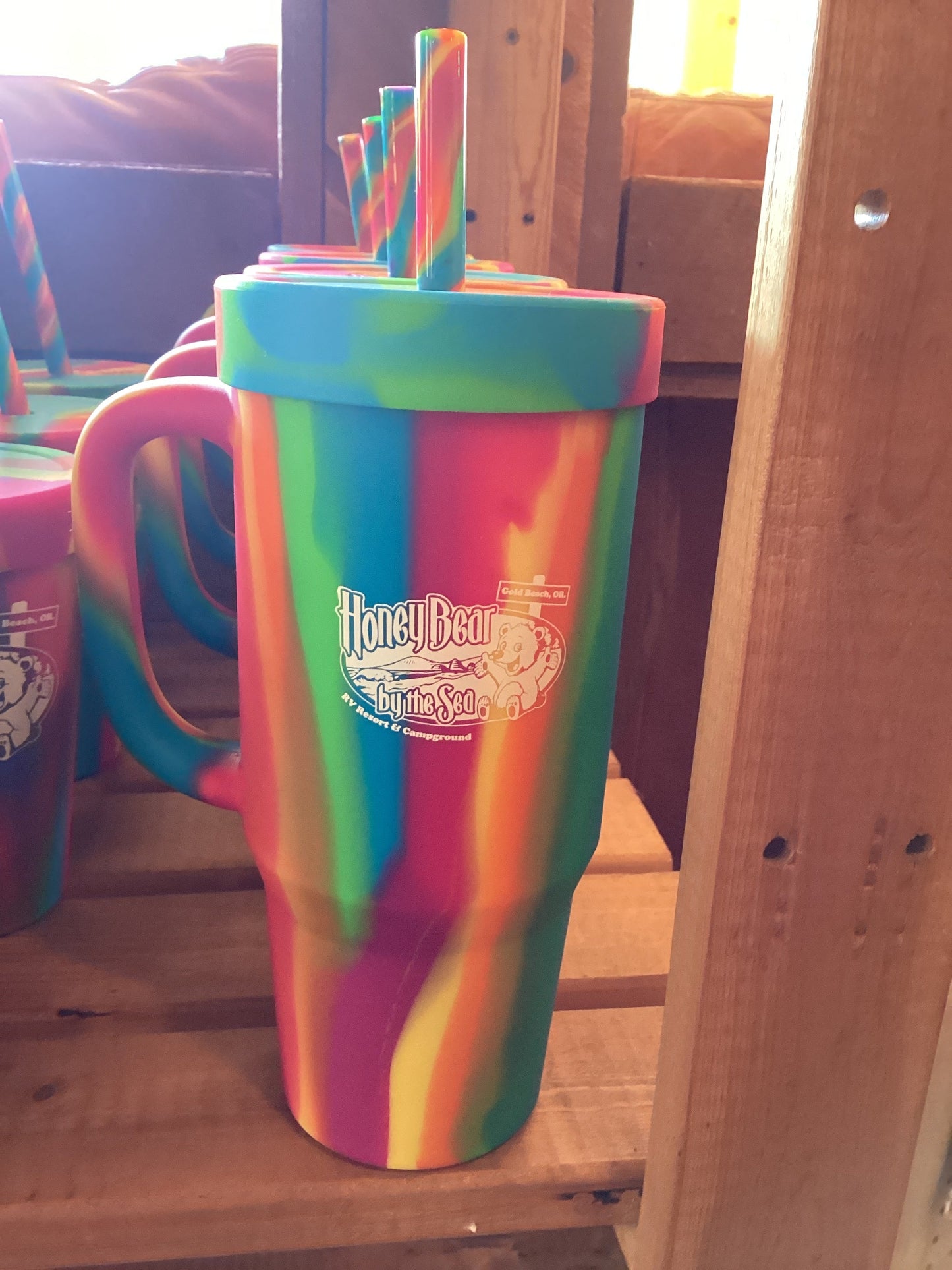 Honey Bear Logo Silipint Cups