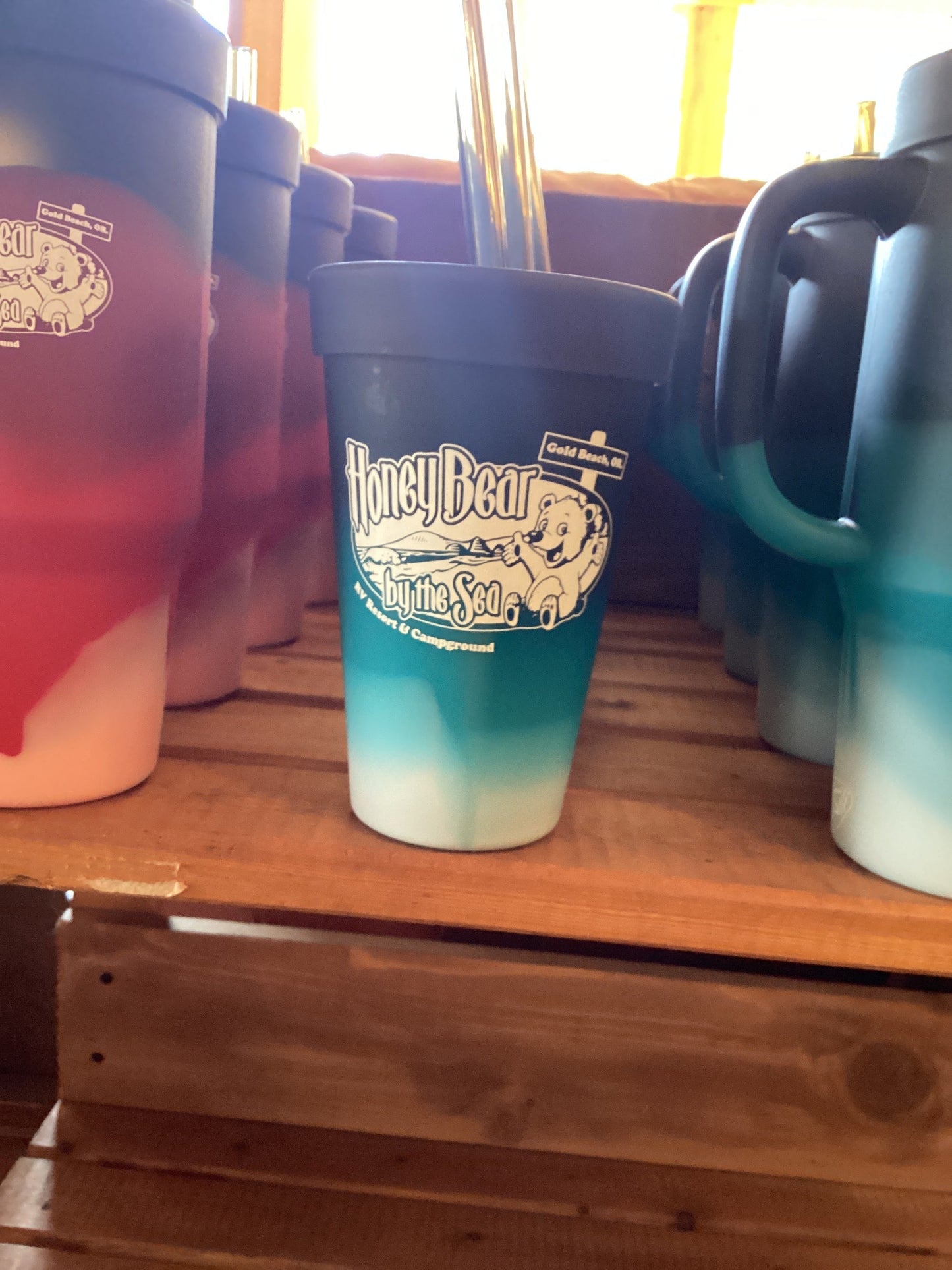 Honey Bear Logo Silipint Cups