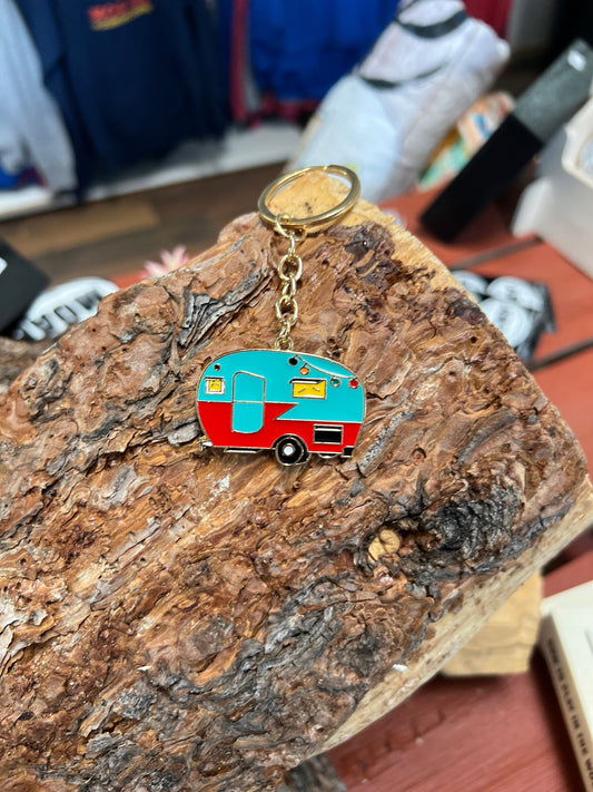 Retro Camper Keychain