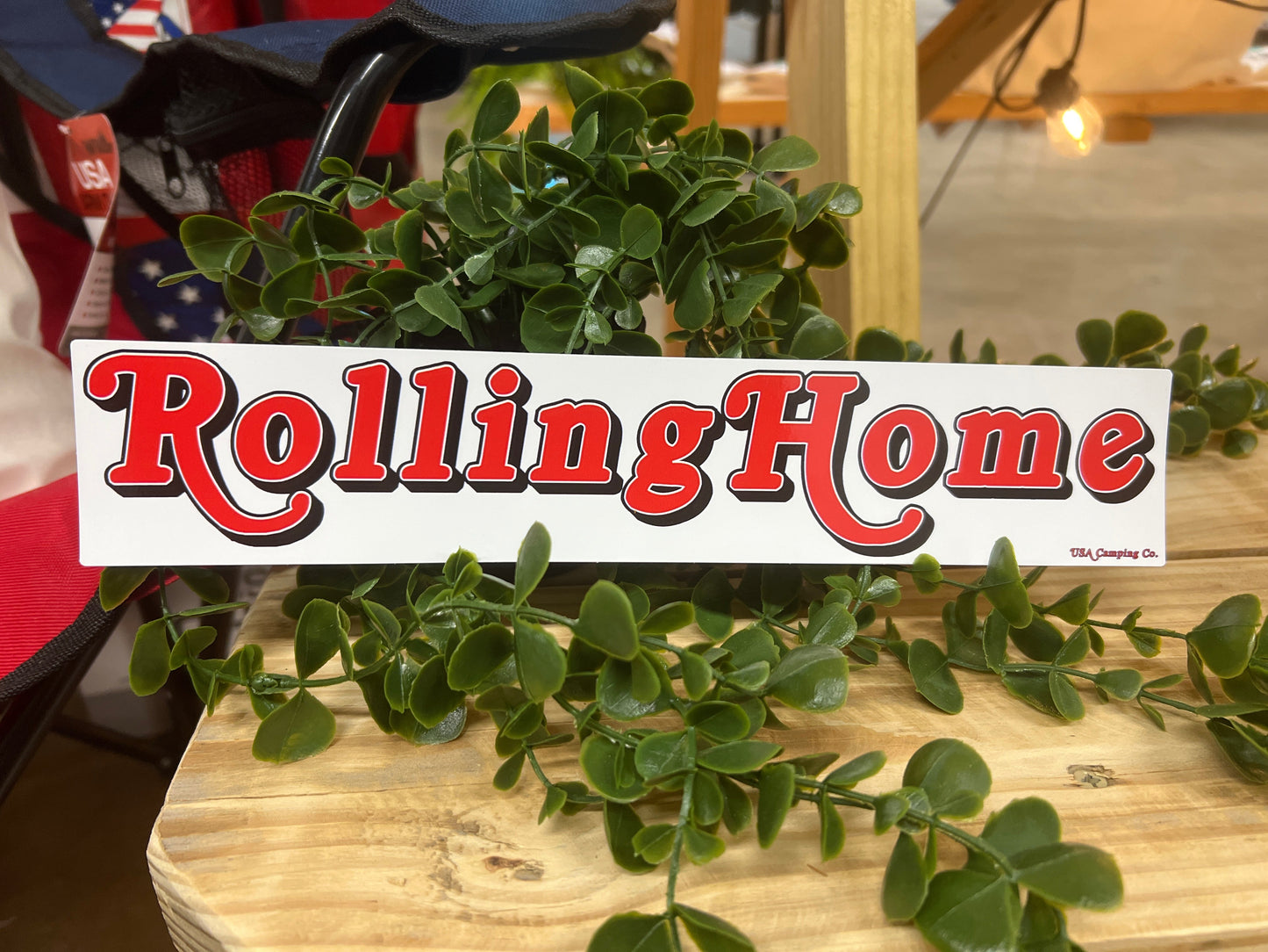 Rolling Home Sticker