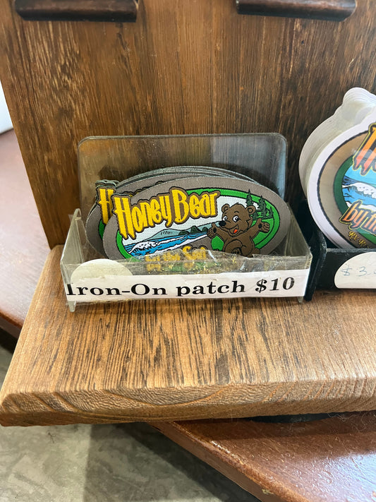 Honey Bear Logo Iron On Patch