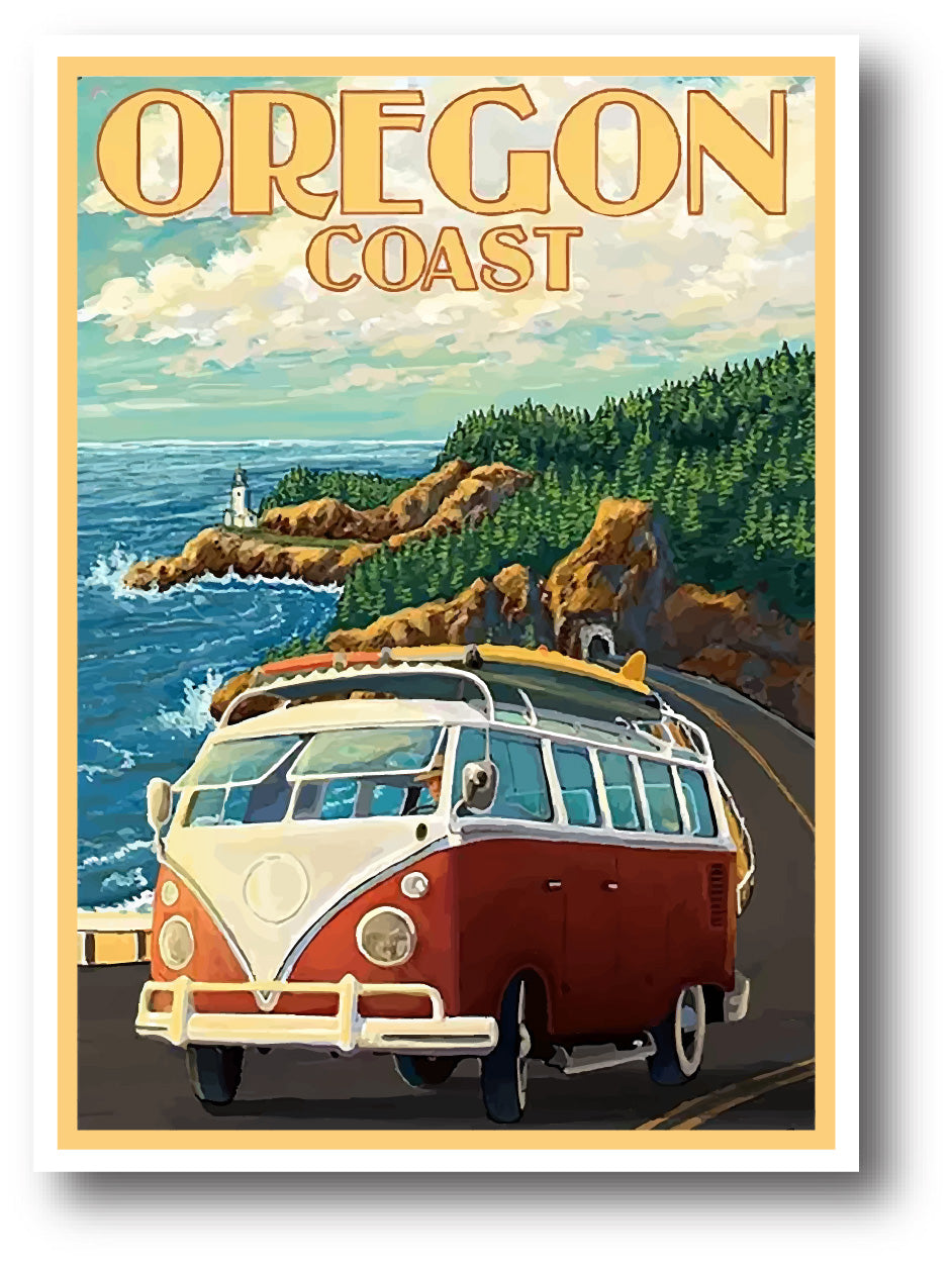 Oregon Coast Volkswagen Sticker