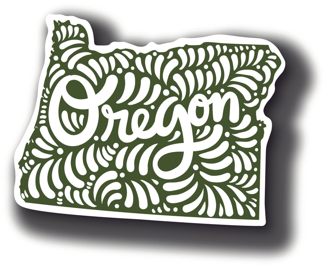 Oregon Paisleys Sticker