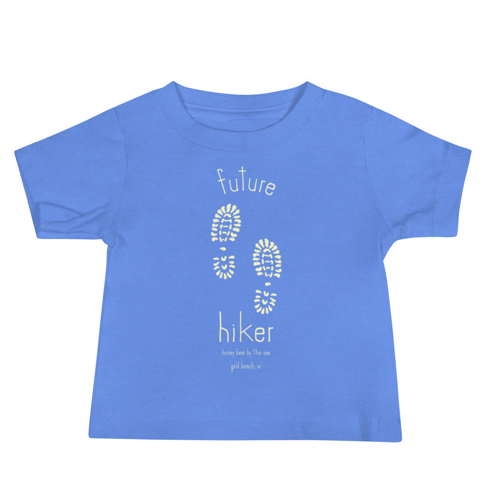 Future Hiker Honey Bear By the Sea Baby Tee