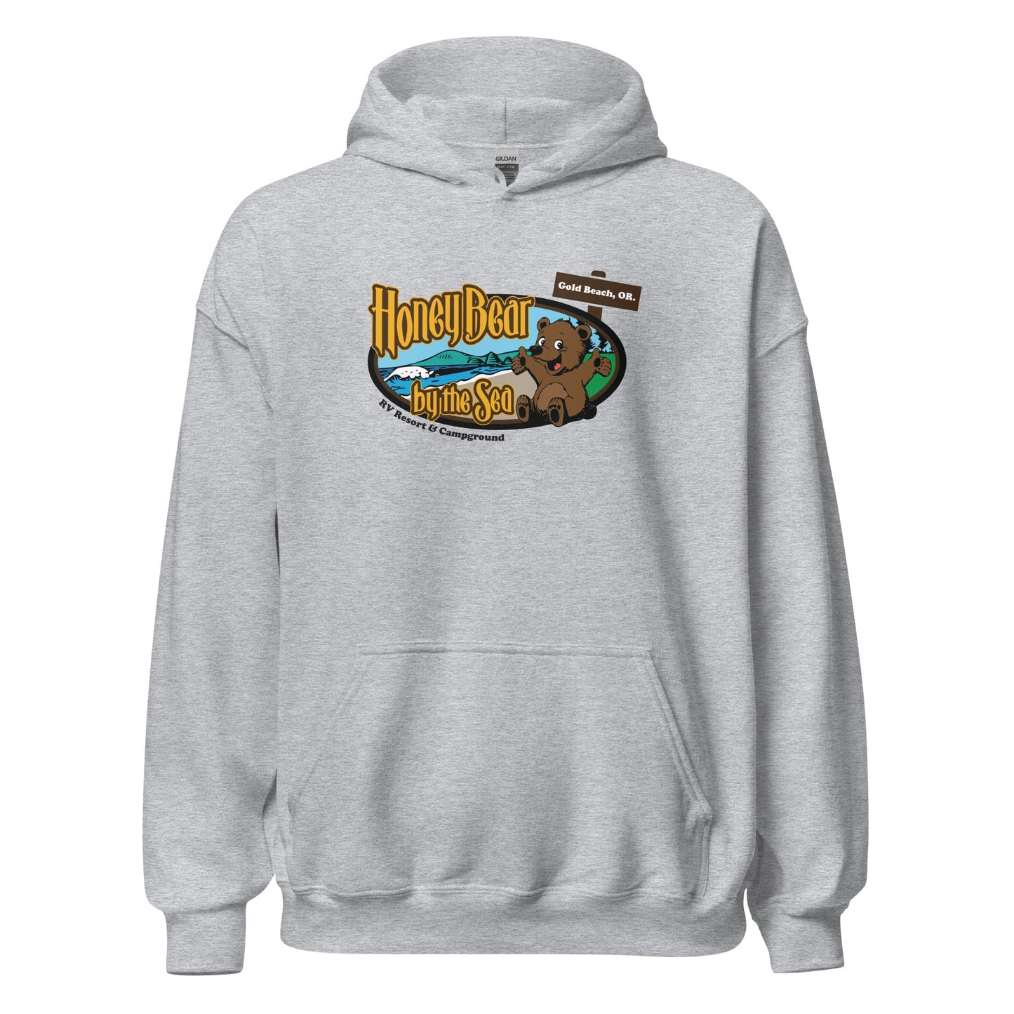 Honey Bear By the Sea Logo Unisex Hoodie